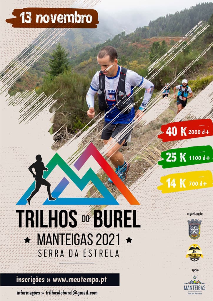 Cartaz de Trilhos do Burel - Manteigas 2021