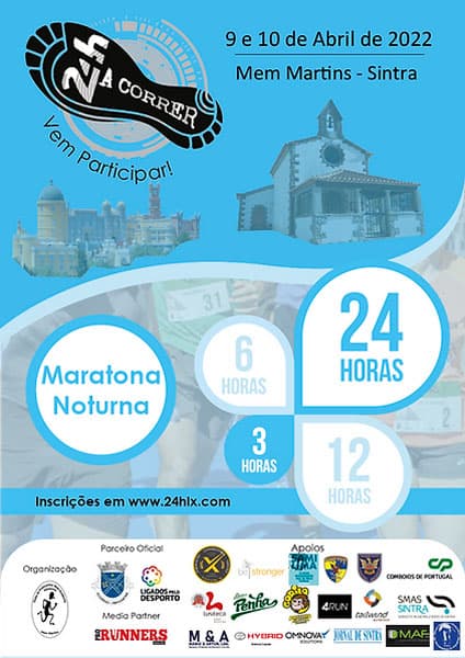 Cartaz de 24H A CORRER MEM MARTINS 2022