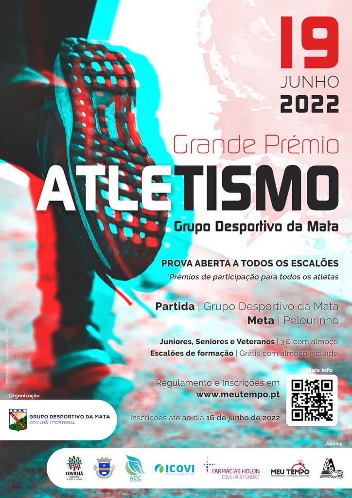 Cartaz de Grande Prémio de Atletismo Grupo Desportivo da Mata