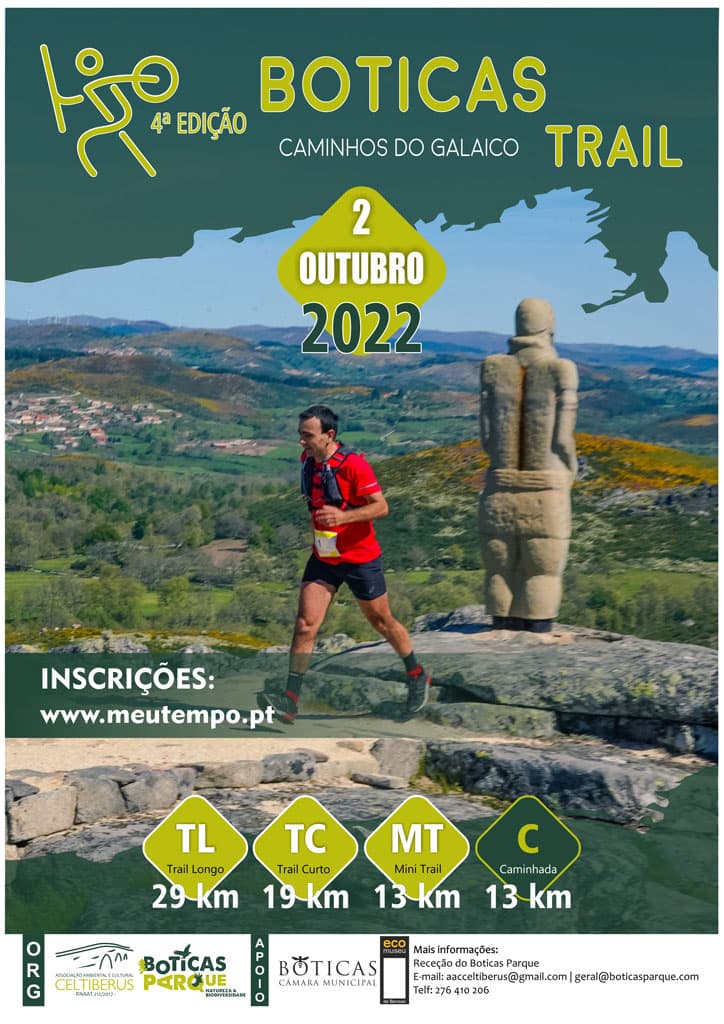 Cartaz de Boticas Trail Caminhos do Galaico