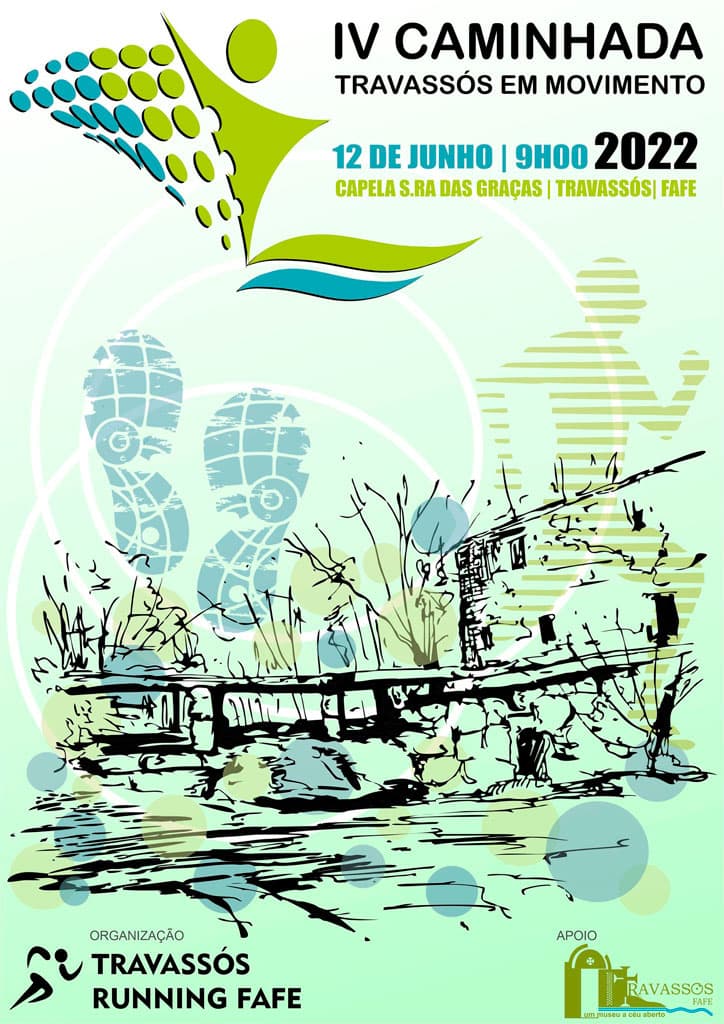 Cartaz de IV Caminhada Travassós em Movimento 