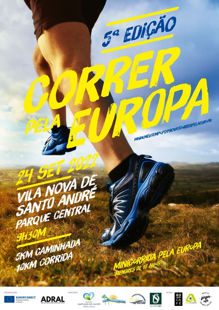 Cartaz de Correr pela Europa, 5ª Edição