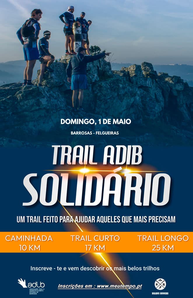 Cartaz de Trail ADIB Solidário 2022