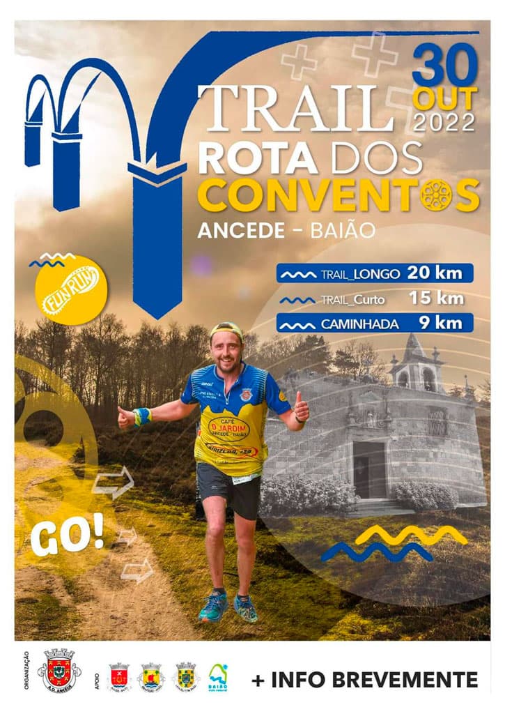 Cartaz de I Trail Rota dos Conventos Ancede - Baião