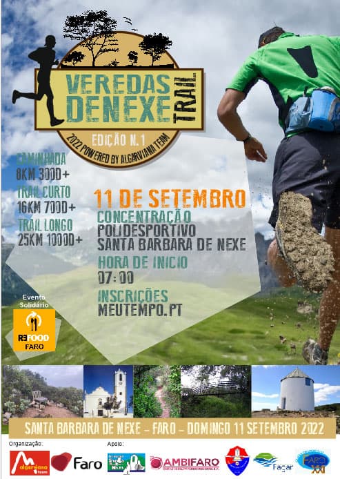Cartaz de 1º Trail Veredas de Nexe