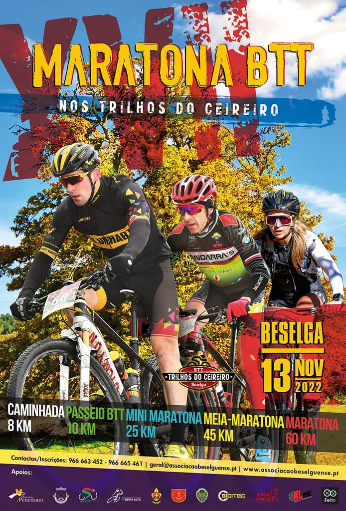 Cartaz de XVII Maratona BTT Nos Trilhos do Ceireiro