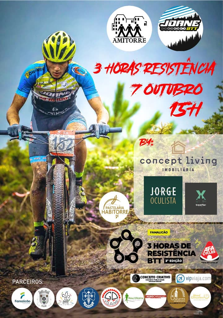 Cartaz de 3H Resistência Amitorre/Joane BTT By Concept Living