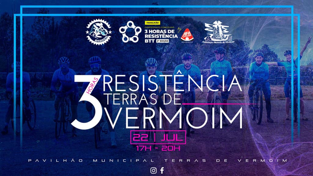 Cartaz de 3h Resistência BTT - Terras de Vermoim
