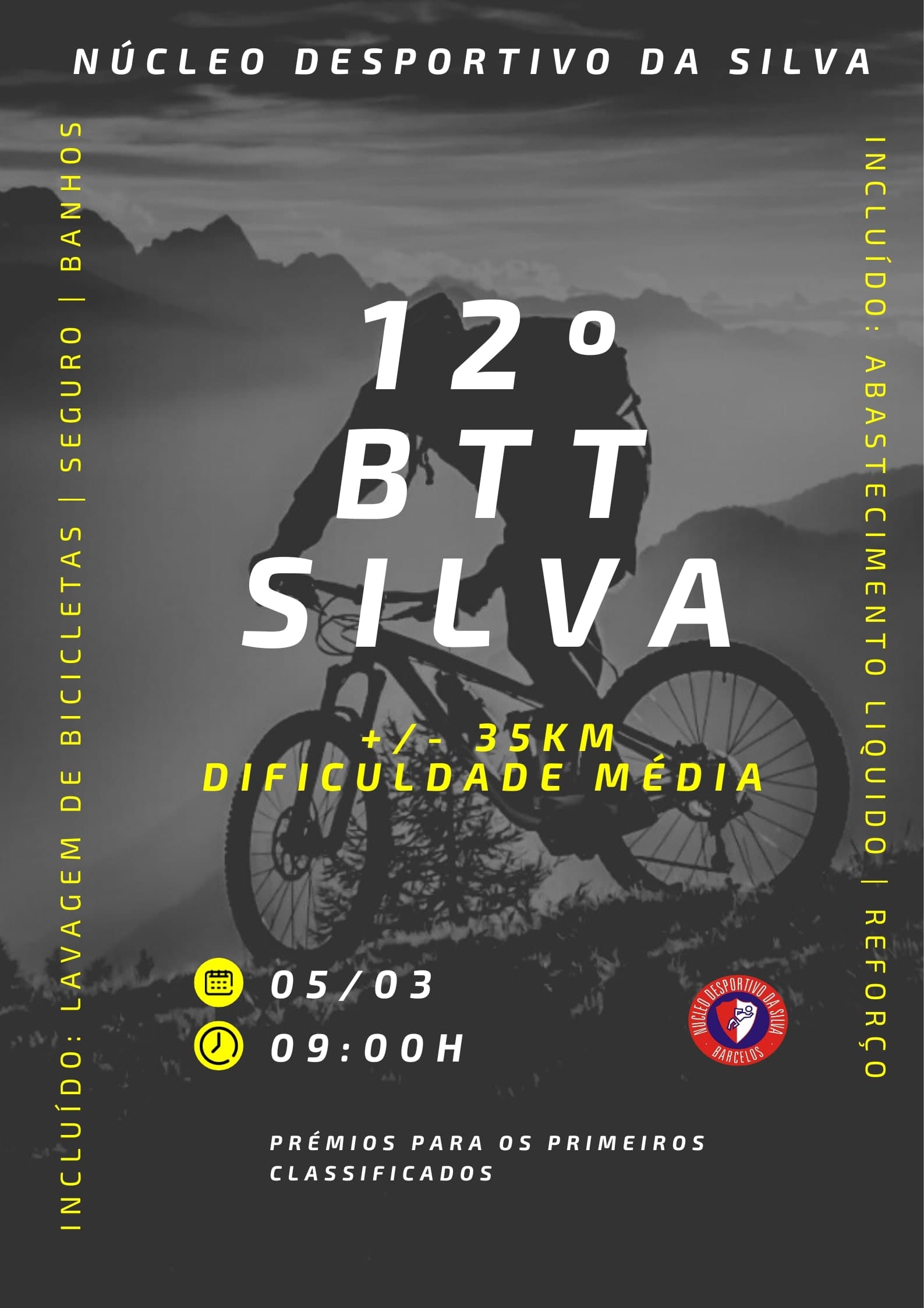 Cartaz de 12º BTT da Silva