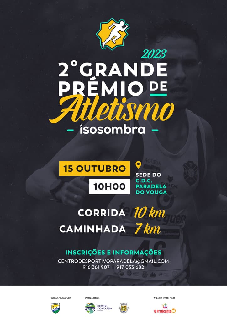 Cartaz de II Grande Prémio Atletismo Isosombra