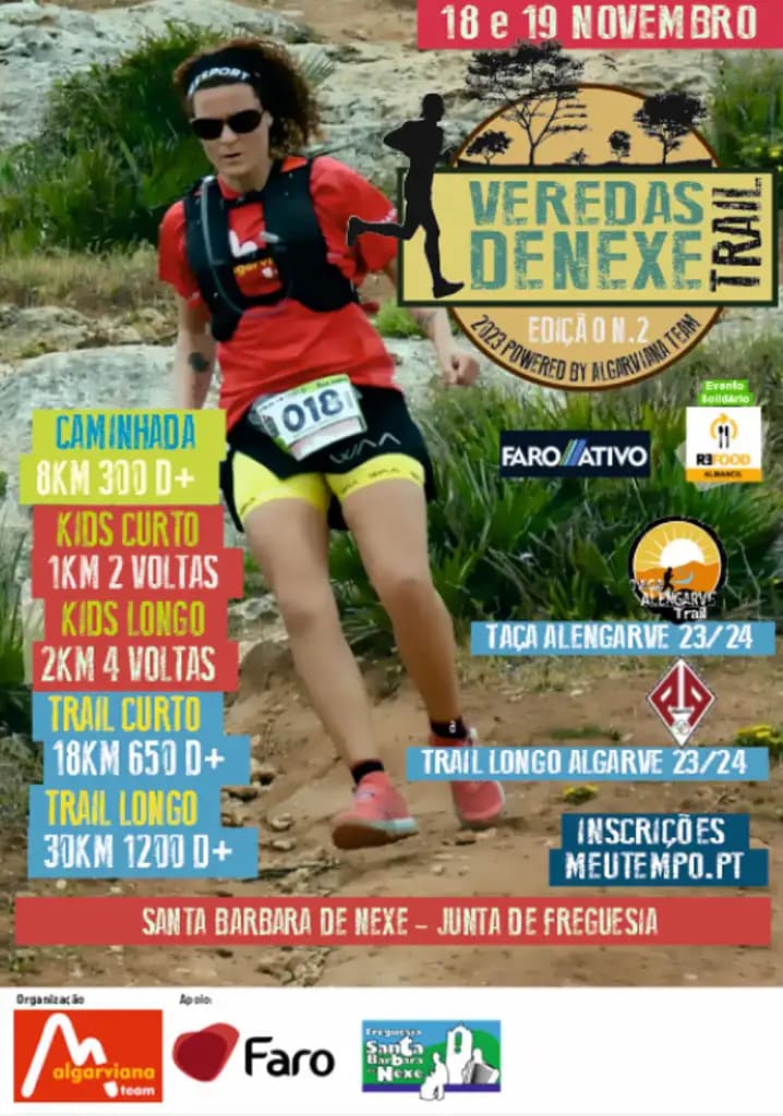 Cartaz de II Trail Veredas de Nexe