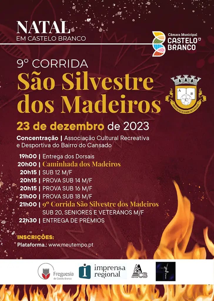 Cartaz de 9º Corrida São Silvestre dos Madeiros