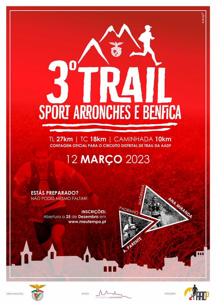 Cartaz de 3º Trail Sport Arronches e Benfica