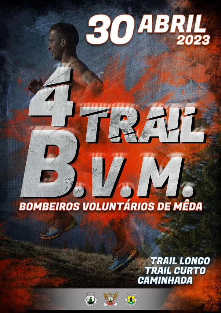 Cartaz de IV Trail Bombeiros Voluntários de Mêda