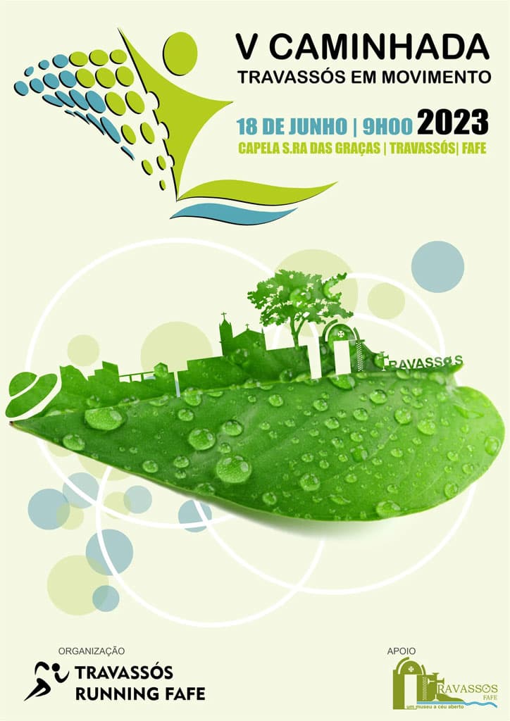 Cartaz de V Caminhada Travassós em Movimento 