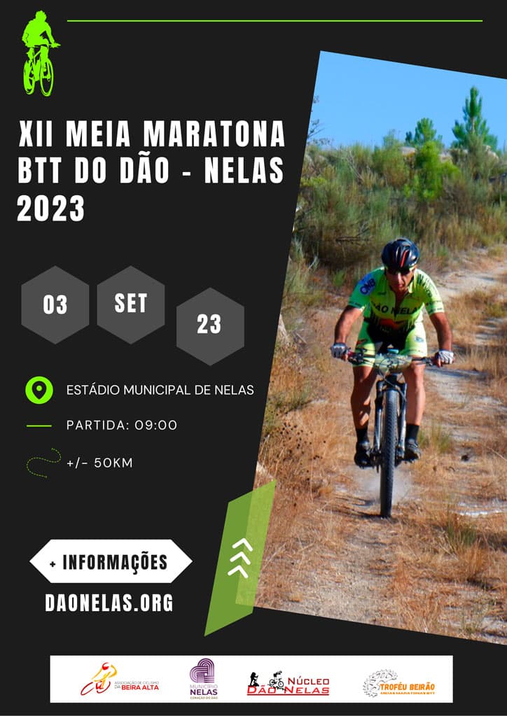Cartaz de XII Meia Maratona BTT do Dão-Nelas