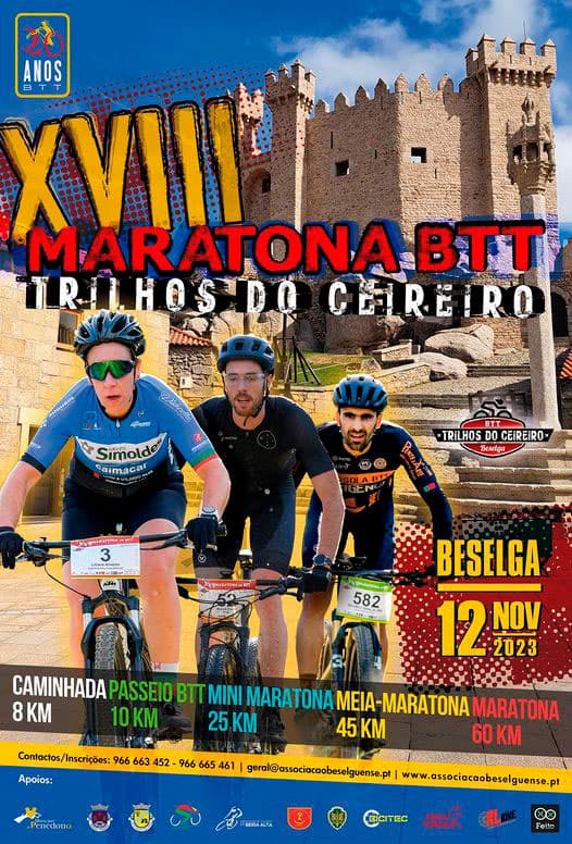 Cartaz de XVIII Maratona BTT Nos Trilhos do Ceireiro