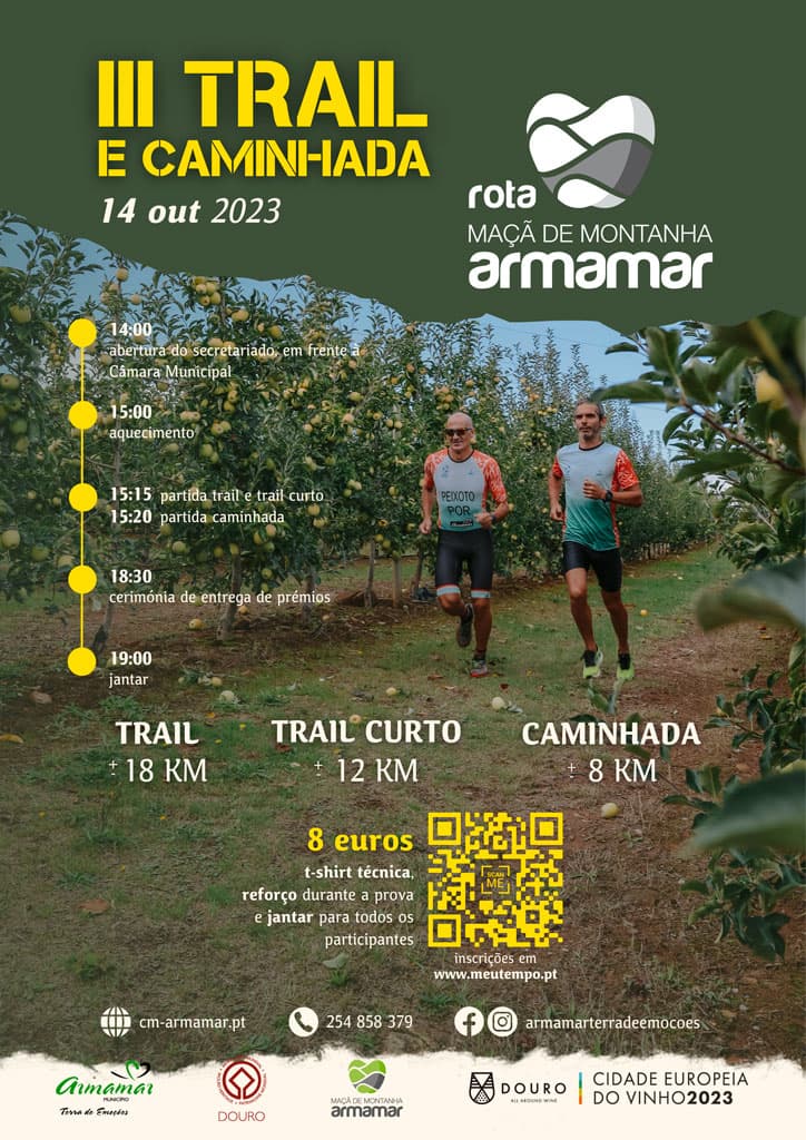 Cartaz de III Trail e Caminhada Rota da Maçã de Montanha