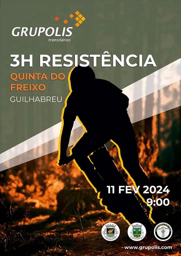 Cartaz de 3h Resistência Quinta do Freixo by Grupolis