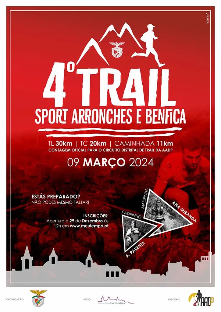 Cartaz de 4º Trail Sport Arronches e Benfica
