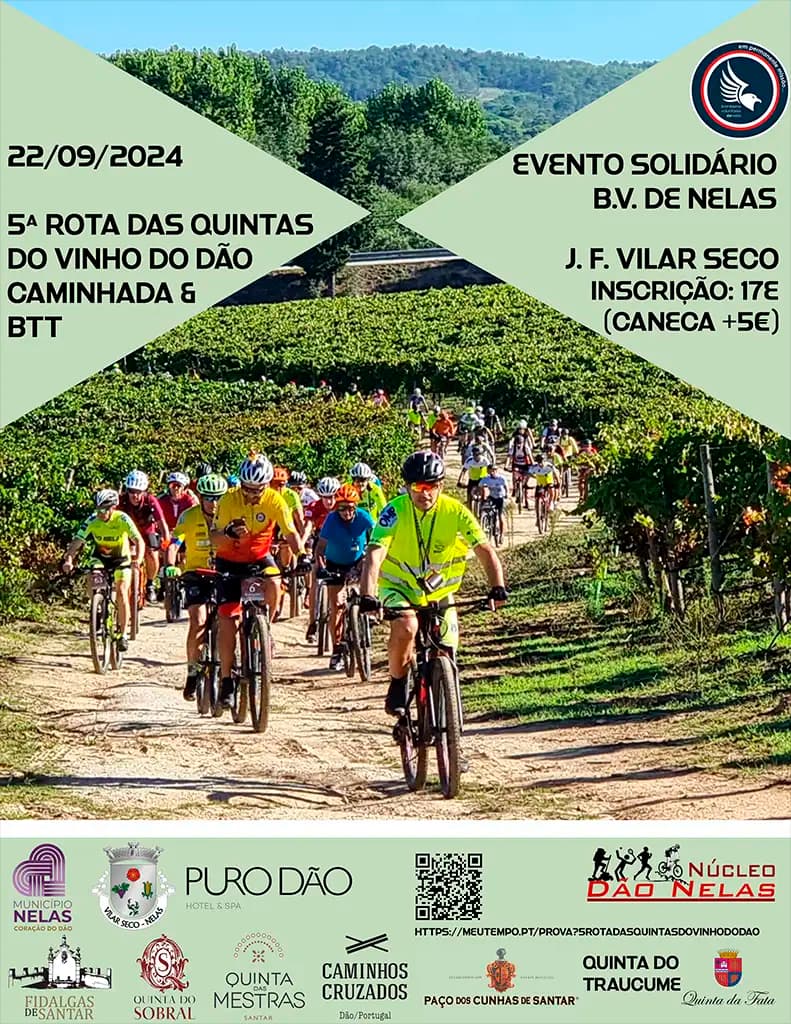 Cartaz de 5ª Rota das Quintas do Vinho do Dão