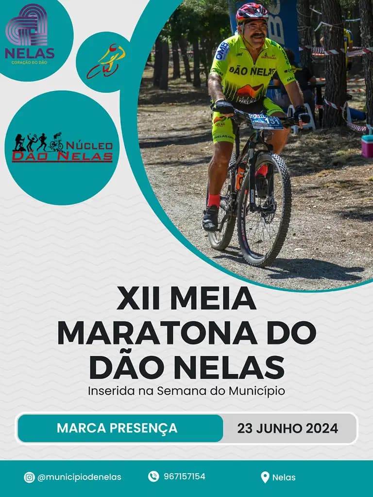 Cartaz de XII Meia Maratona BTT do Dão-Nelas