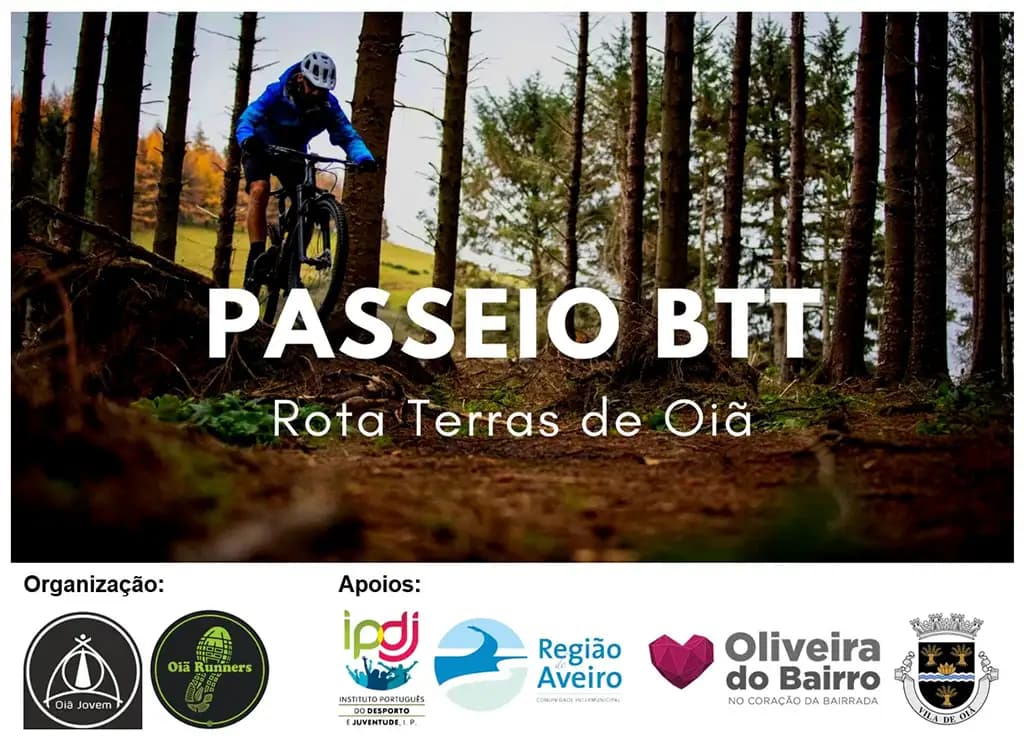 Cartaz de Passeio BTT - Terras de Oiã 2024