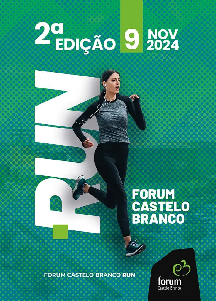 Cartaz de 2ª Forúm de Castelo Branco Run