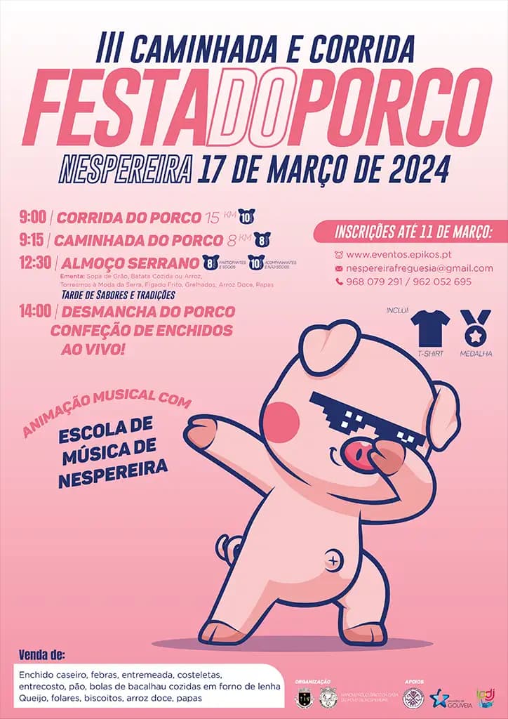 Cartaz de Festa do Porco Nespereira