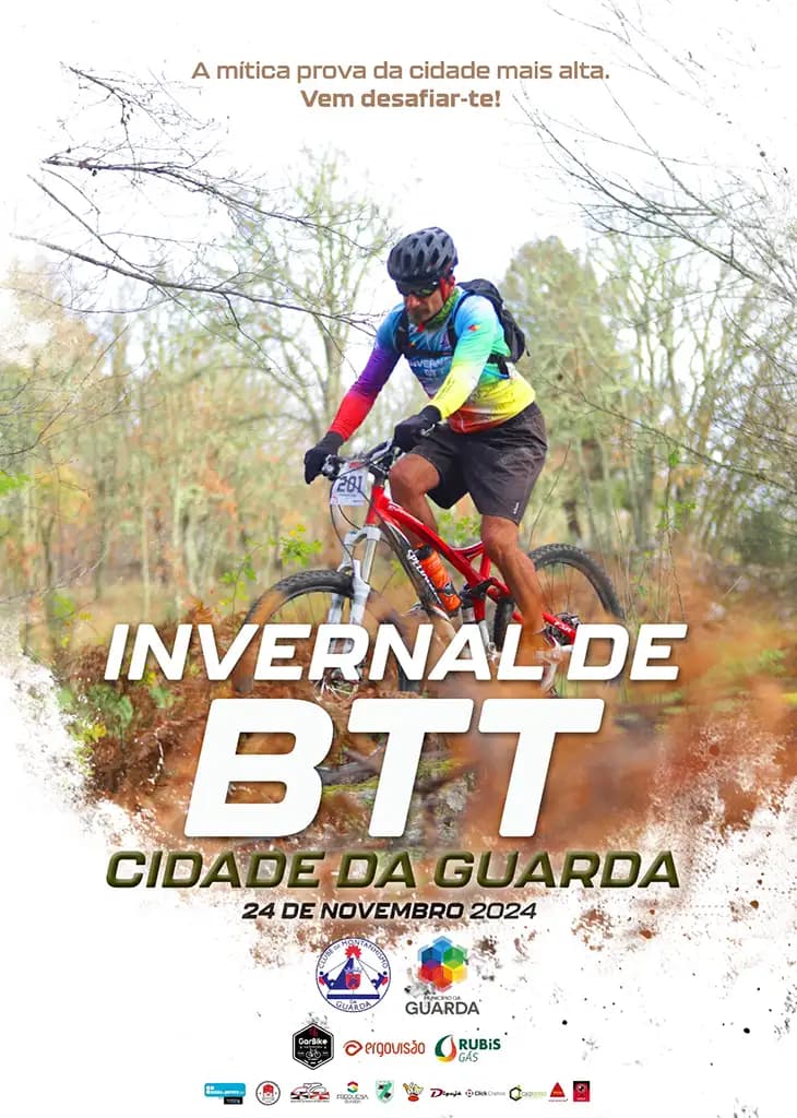 Cartaz de Invernal de BTT - Cidade da Guarda 2024