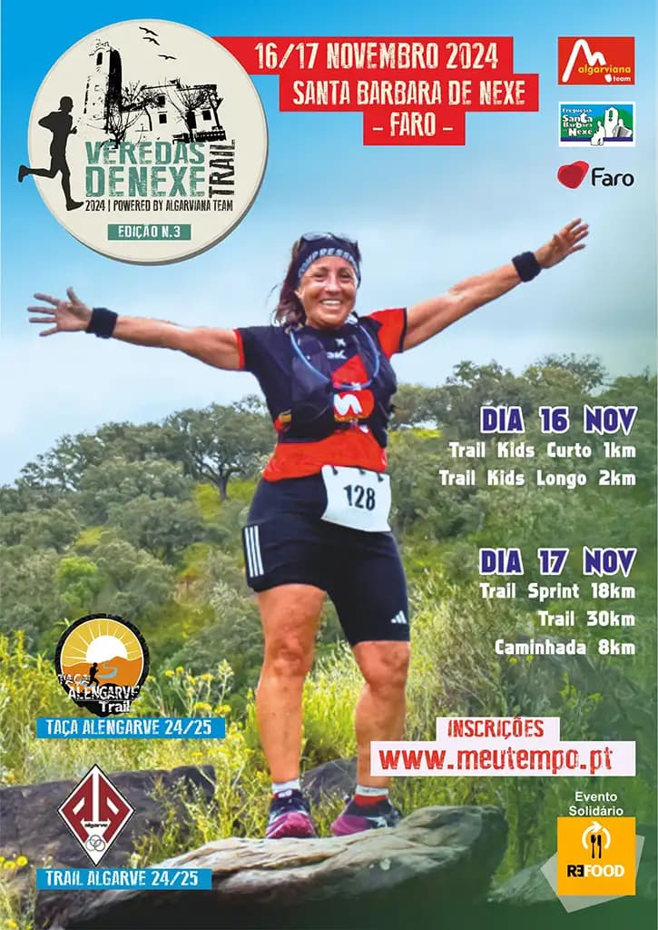 Cartaz de III Trail Veredas de Nexe