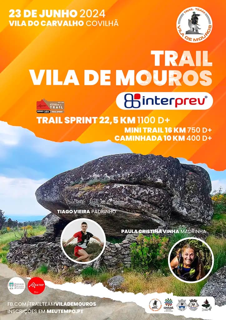 Cartaz de Trail Vila de Mouros Interprev