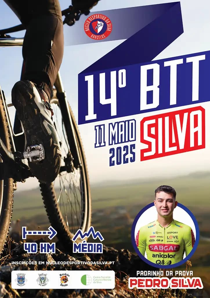 Cartaz de 14º BTT da Silva