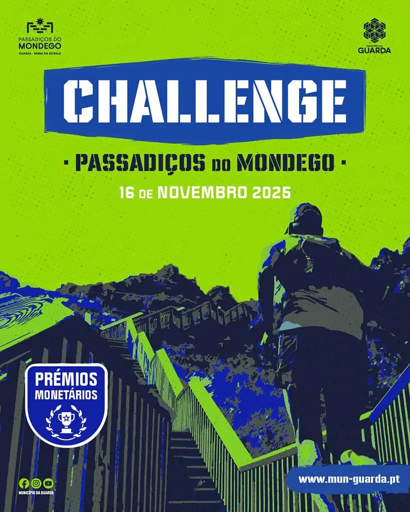 Cartaz de Challenge “Passadiços do Mondego”