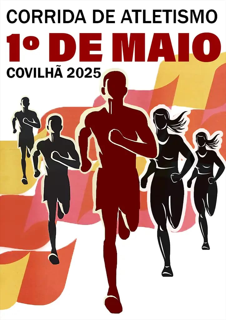Cartaz de Corrida 1º de Maio - Covilhã
