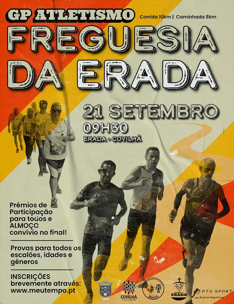 Cartaz de GP de Atletismo "Freguesia da Erada"