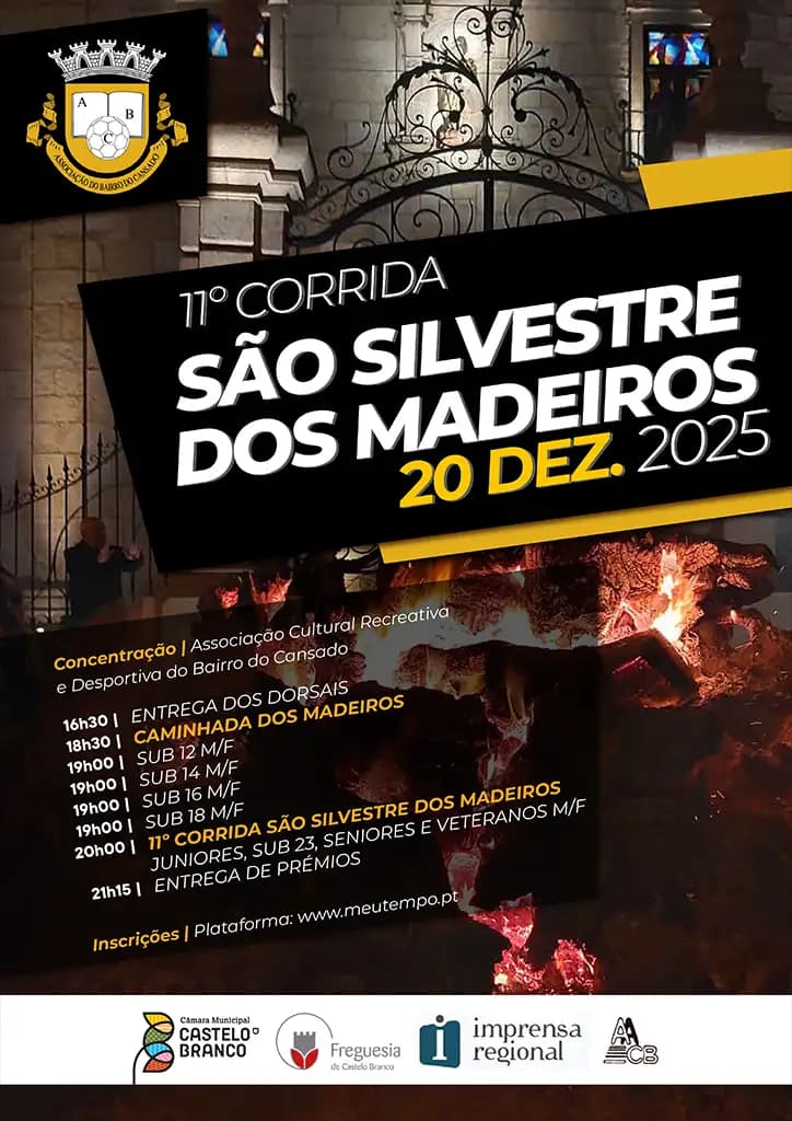 Cartaz de 11º Corrida São Silvestre dos Madeiros