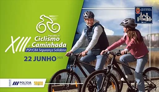 13.º Passeio de Ciclismo e Caminhada – PSP/CRA Segurança Solidária