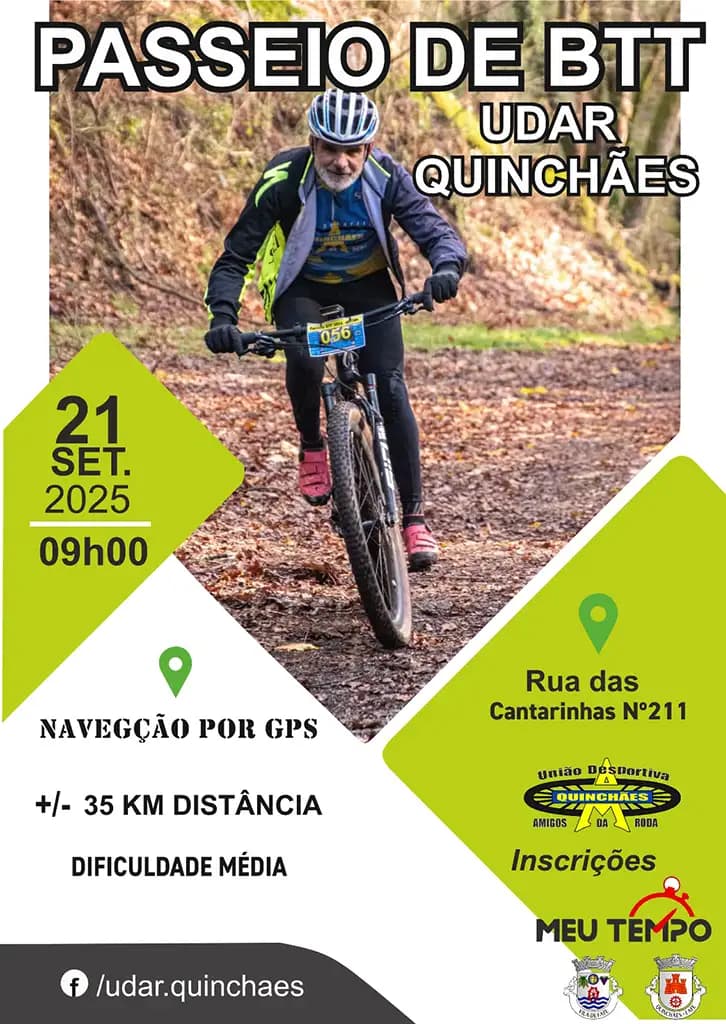 Cartaz de BTT UDARQuinchães 