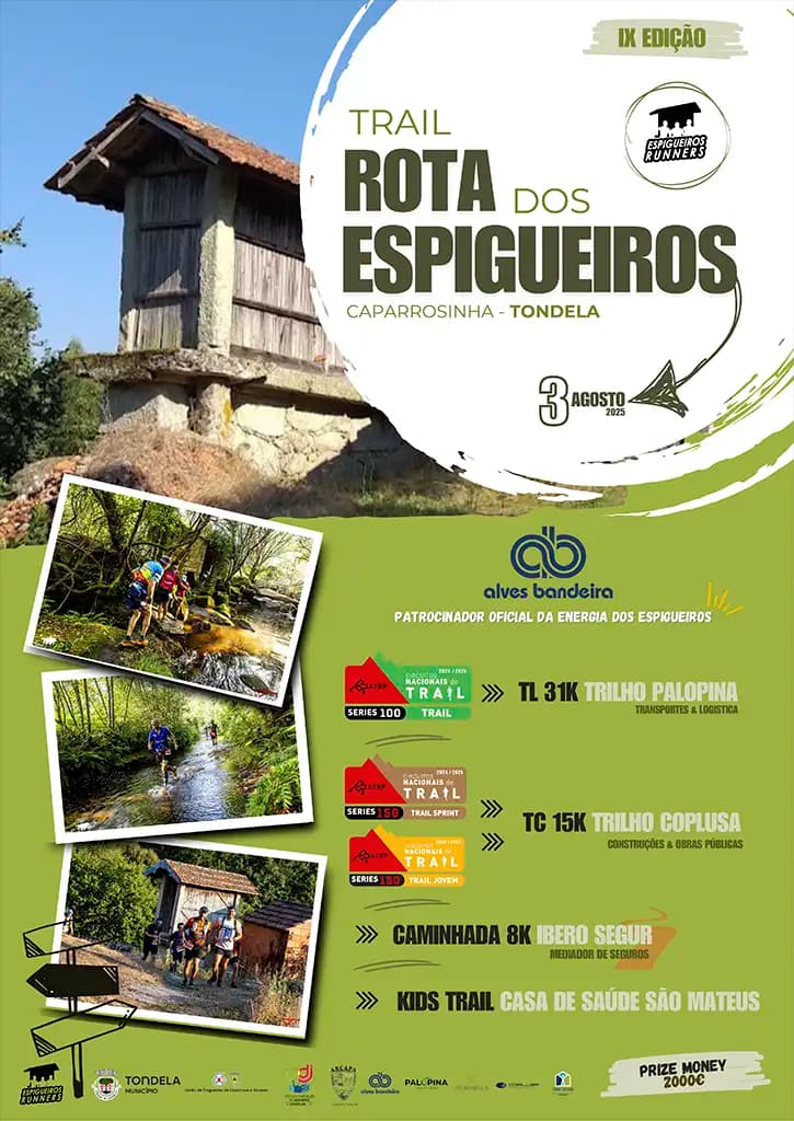 Cartaz de 9.º Trail Rota dos Espigueiros 
