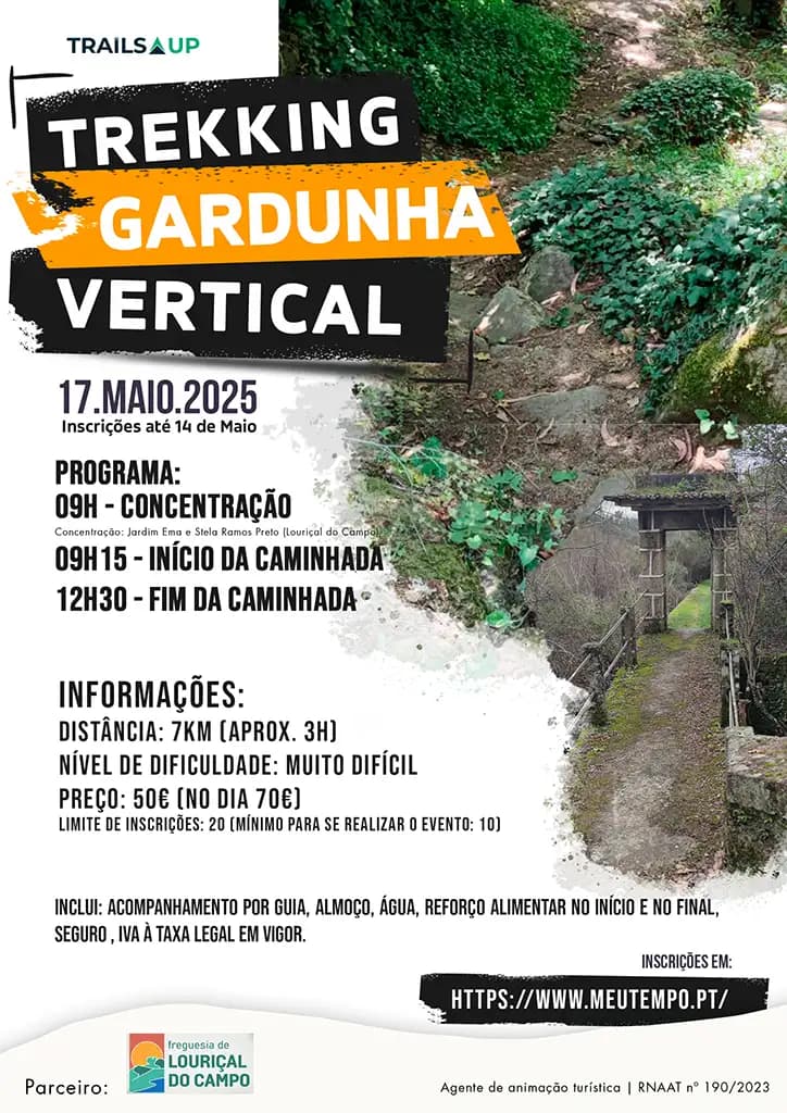 Cartaz de Trekking – Gardunha Vertical