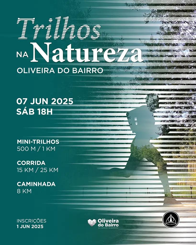 Cartaz de Oliveira do Bairro - Trilhos na Natureza