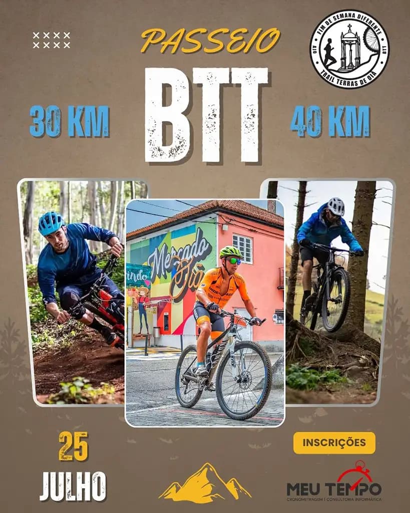 Cartaz de Passeio BTT - Terras de Oiã 2026