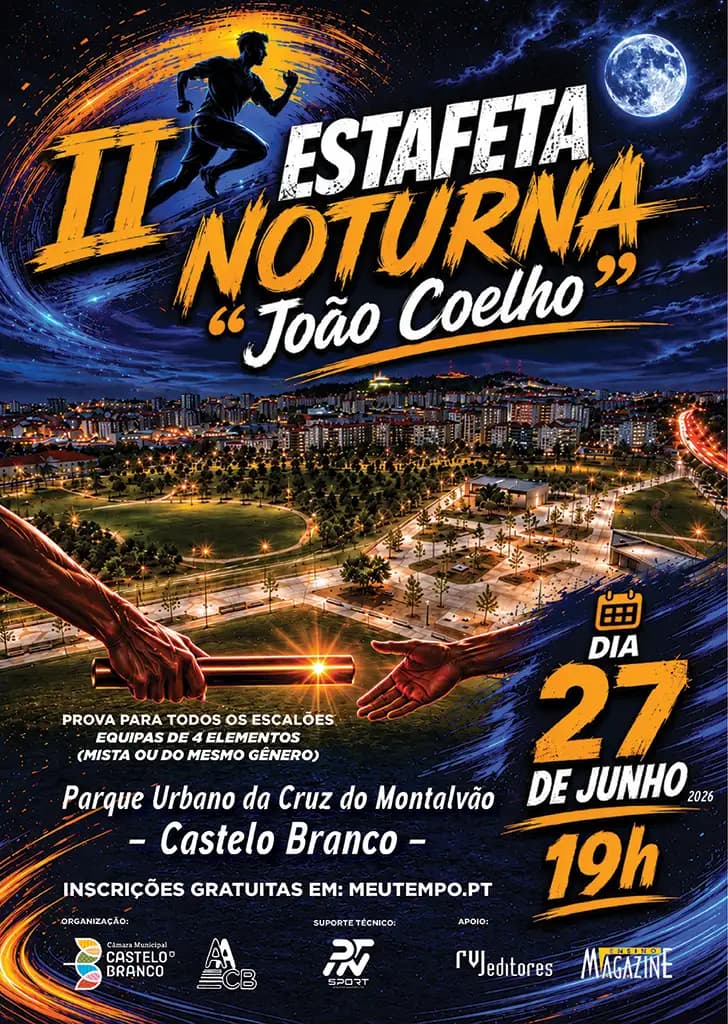 Cartaz de II Estafeta Noturna "João Coelho"