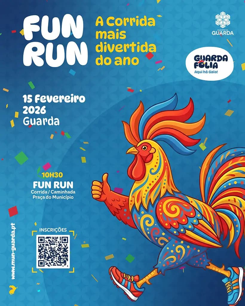Cartaz de Fun Run – Carnaval 2026