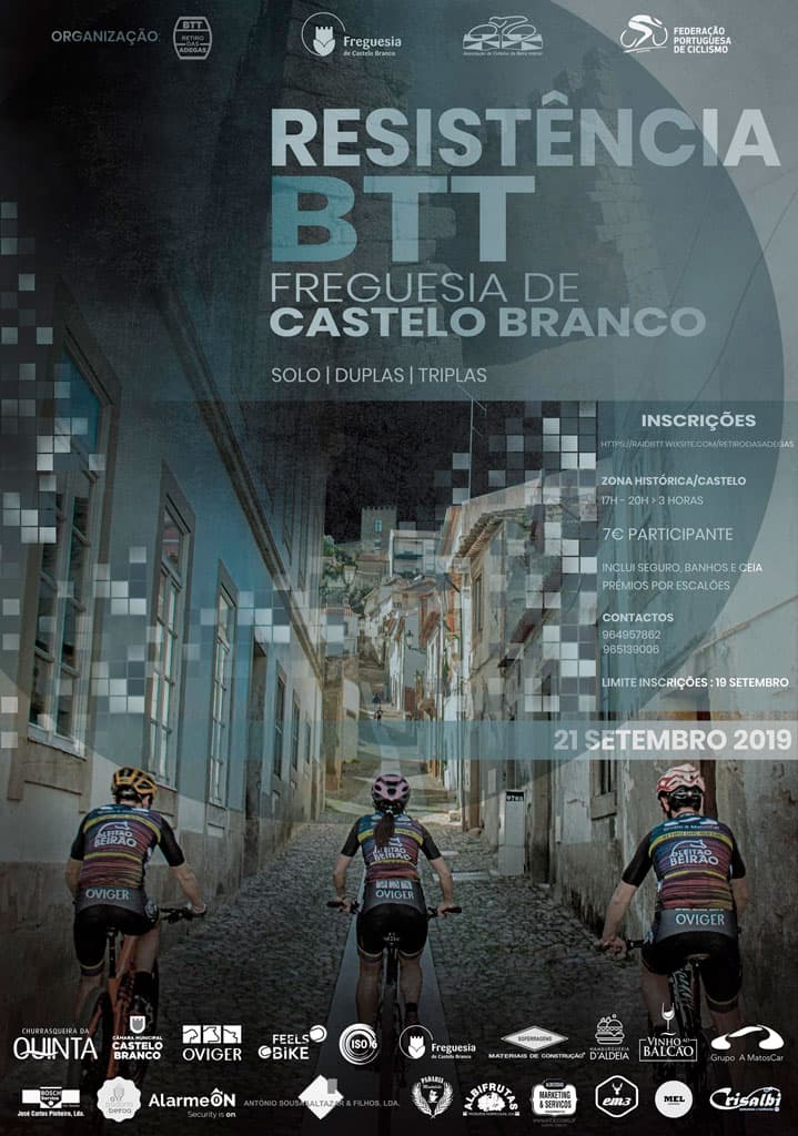 Cartaz de Resistência BTT Freguesia de Castelo Branco