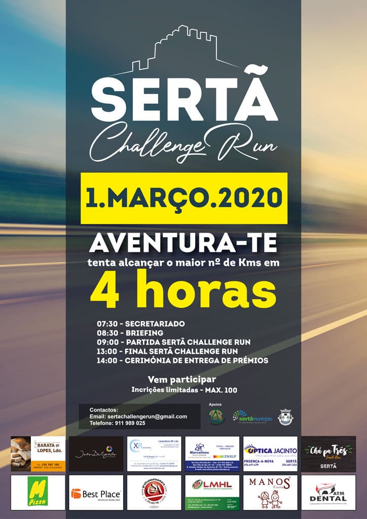 Cartaz de Sertã Challenge Run
