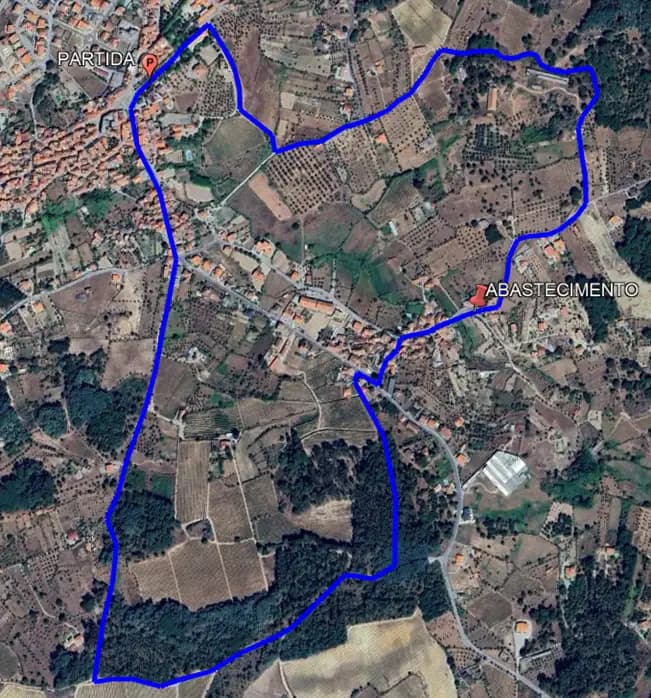 Percurso Caminhada