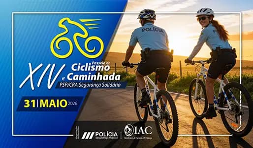 14.º Passeio de Ciclismo e Caminhada – PSP/CRA Segurança Solidária