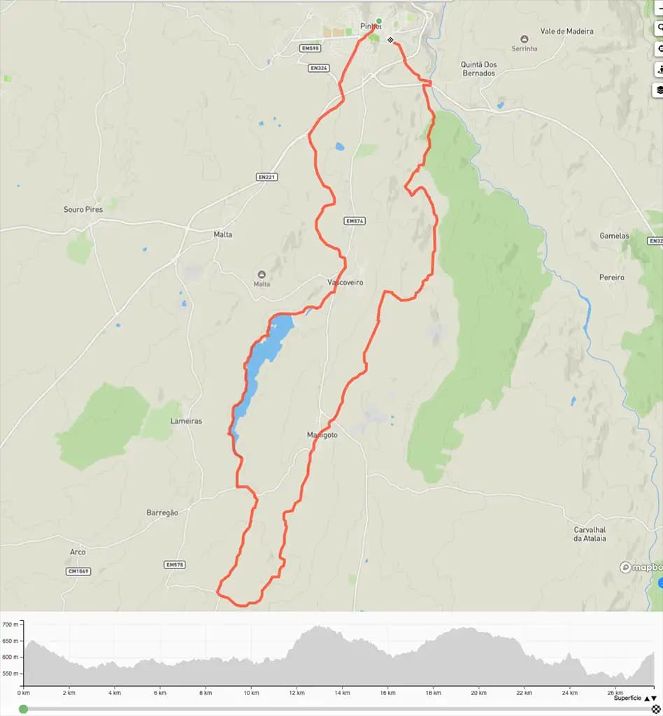 Percurso Trail Longo